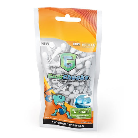 GumChucks KIDS 60-pack Loose Flossing Tips (40 pc CASE)